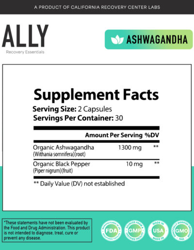 Ashwagandha Supplement Facts