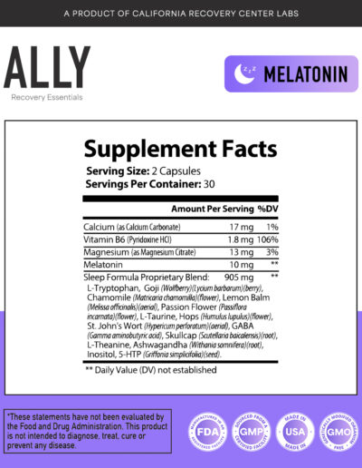 Melatonin Supplement Facts